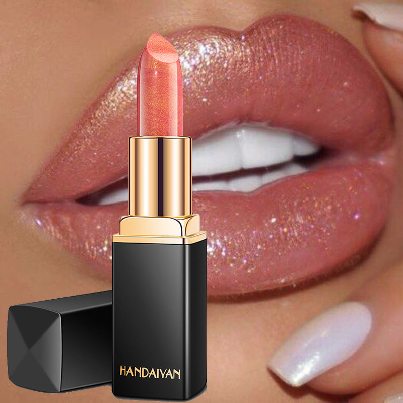 9 Colors Waterproof Glitter Lipstick